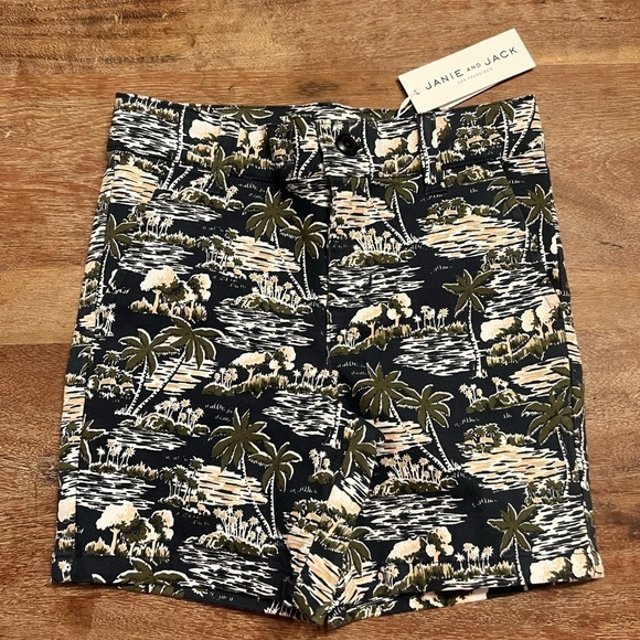 NWT‎ Janie and Jack TROPICAL TWILL SHORT size 4T - Picture 1 of 7